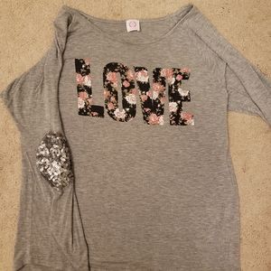 Lightweight long sleeve blouse